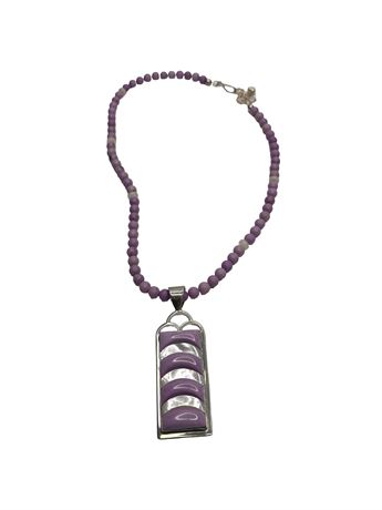 Jay King Sterling Silver Phosphosiderite Necklace