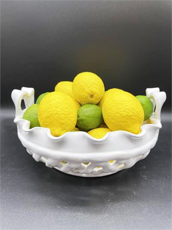Bowl of Stone Lemons & Limes