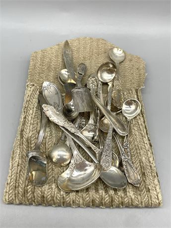 Large Lot of Children's Spoons