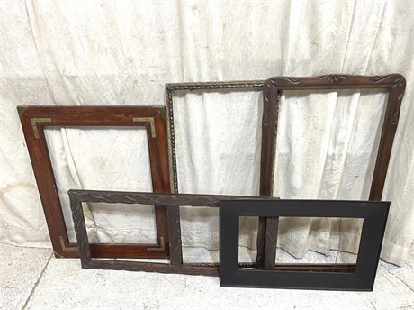 Antique Wood Frames Lot 2