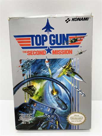 Top Gun The Second Mission NES CIB