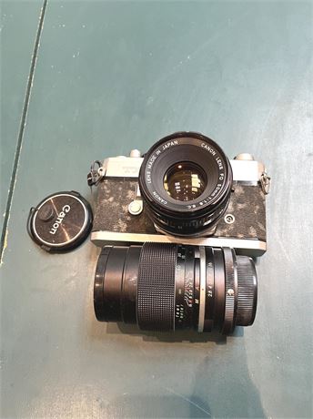 Canon TX 35mm Camera with Extra Lens