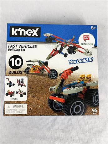 K'nex Fast Vehicles Set