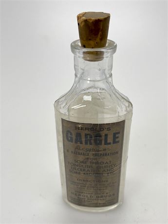 Herold's Gargle Bottle