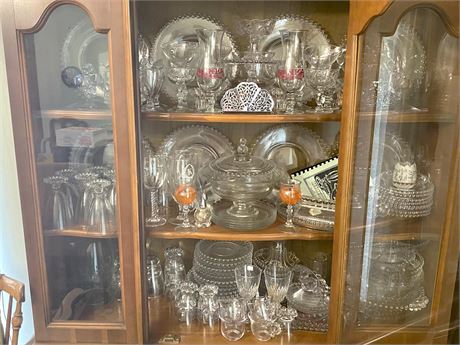 LARGE Lot of Mid-Century Glass