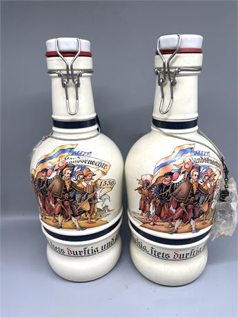 Hand Painted Bottles
