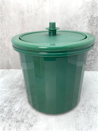 Green Vintage Tupperware Ice Bucket