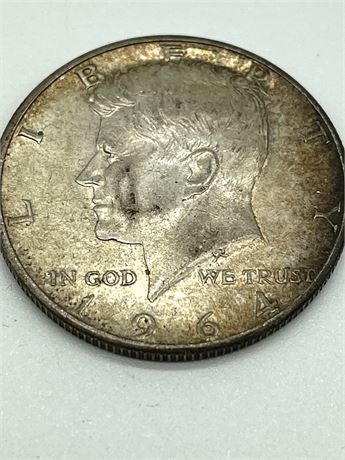 Two (2) 1964 Kennedy Half Dollars
