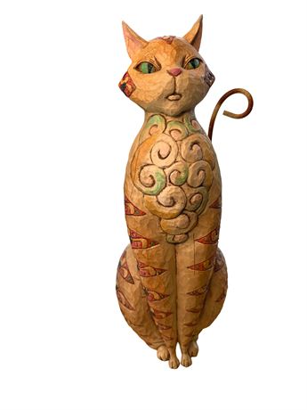 Jim Shore Heartwood Creek Large Cat Figure