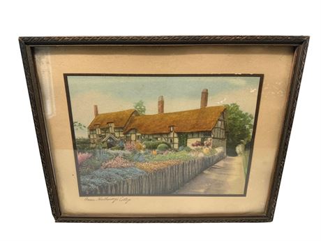 Anne Hathaway Cottage Colored Print