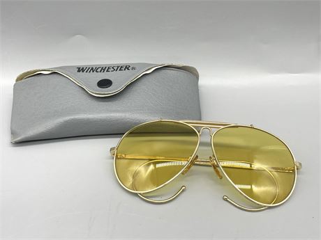 Vintage Winchester Yellow Sunglasses