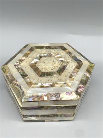 Mother of Pearl Trinket Box