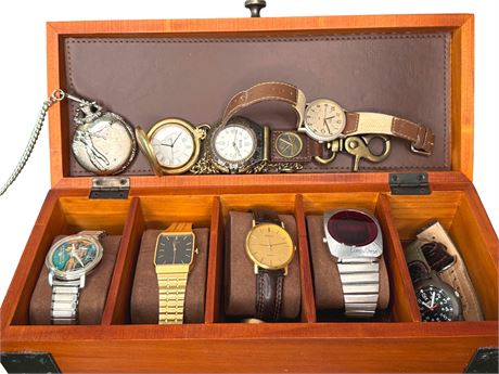 Men's Watches Including Watch Case