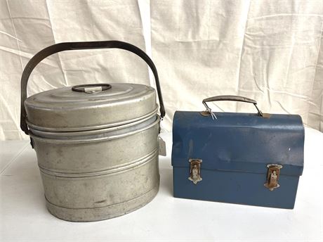 Vintage Metal Lunch Buckets