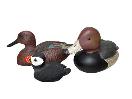 Wood and Resin Duck Decoys