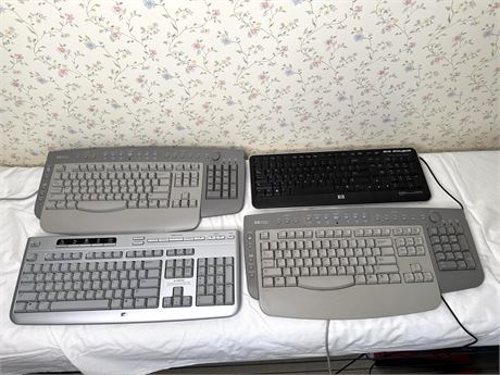 Four (4) Keyboards Lot 2