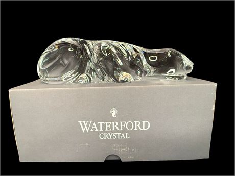 Waterford Crystal Stalking Panther Figure