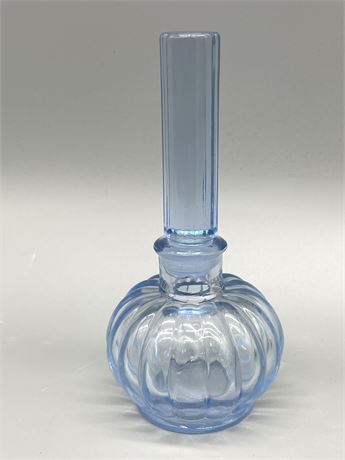 Vintage Blue Glass Perfume Bottle