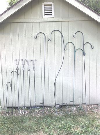 Metal Shepherd's Hooks