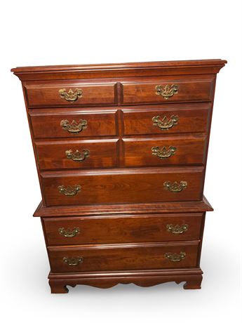 Cherry Crawford Furniture Highboy Dresser