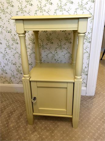 Beige End Table