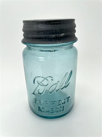 Ball Aqua Blue Perfect Mason Canning Jar