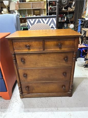 Antique 5-Drawer Chest of Drawers