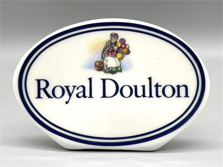 SIGNED Royal Doulton Sign