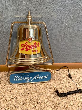 Strohl's Beer Lighted Beer Sign