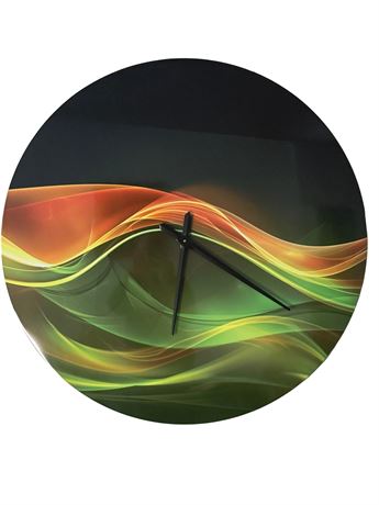 36" Diameter Large Design Art Wall Clock