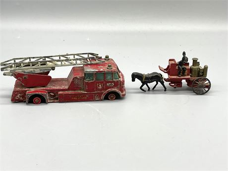 Vintage Fire Engine Toys