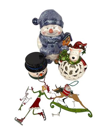 Snowman and Christmas Decoratives