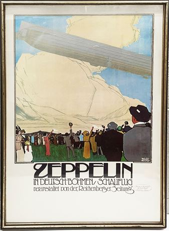 Zeppelin Air Flight Poster