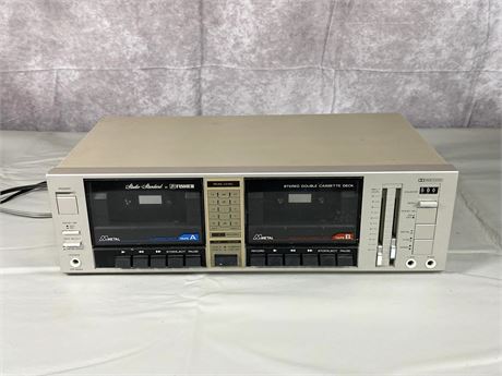 Fisher Stereo Double Cassette Tape Deck