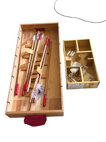 Vintage Handmade Wood Games