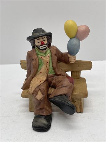 Emmett Kelly Clown with Balloons