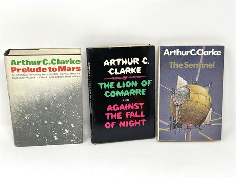 Arthur C. Clarke Books Lot 1