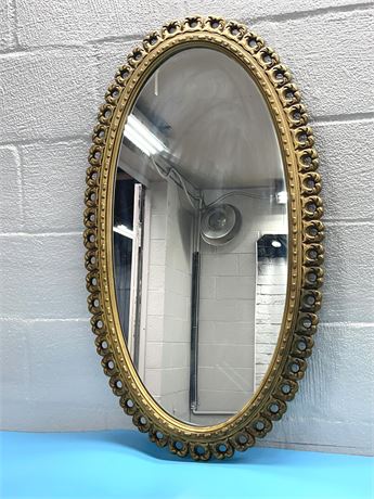Large Oval Higbee Mirror - Lot#3