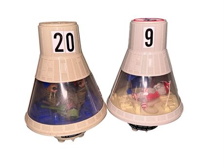 1960s G.I. Joe Hasbro Space Capsules w/ Figures