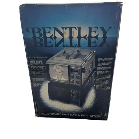 5" Bentley Portable TV in Box — Untested