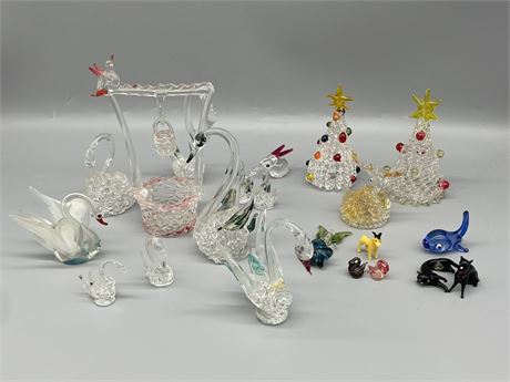 Small Blown Glass Decoratives