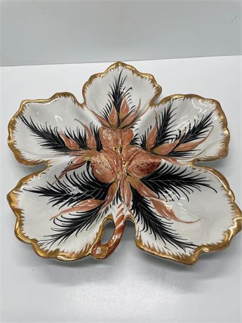 Floral Divided Dish