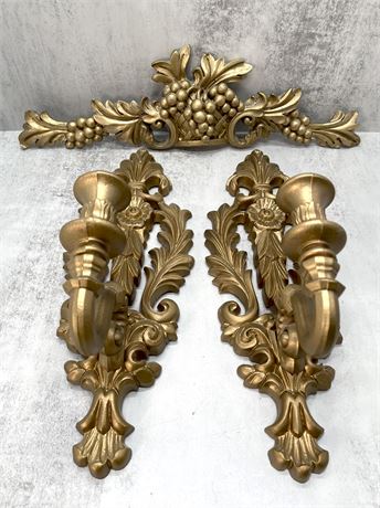 Gold Wall Sconces and Wall Decorative