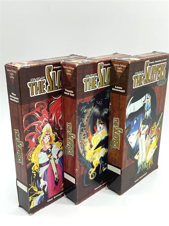 The Slayers Try Anime VHS Set