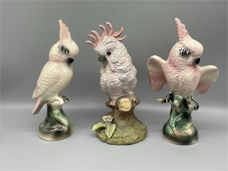 Vintage Hand Painted Birds Lot 4