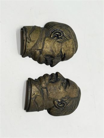 Pressed Bronze Busts