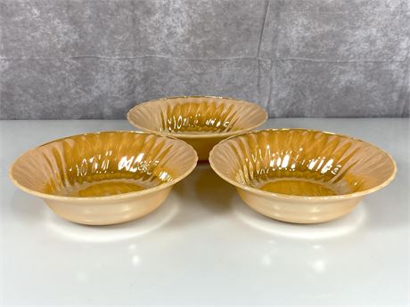 Fire-King Lusterware Serving Bowls