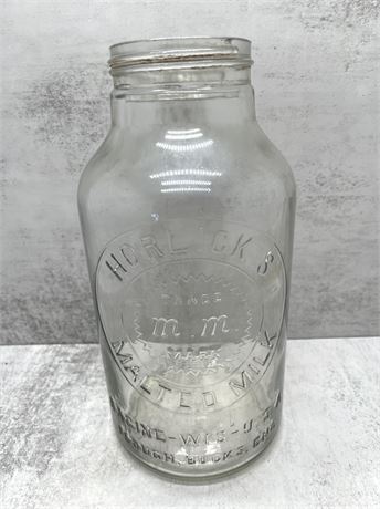 Horlick's Malted Milk Glass Bottle