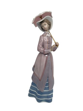 Lladro "Parisian Lady" Porcelain Figurine