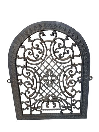 Antique Cast Iron Arched Vent Register